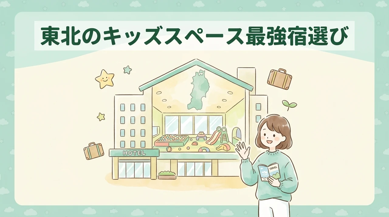東北のキッズスペースがすごいホテル選びのポイント