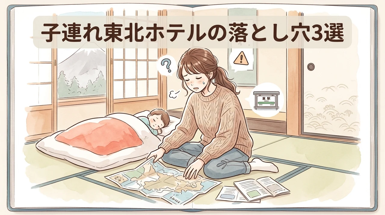 子連れで東北のホテルを利用する際のデメリット3つ
