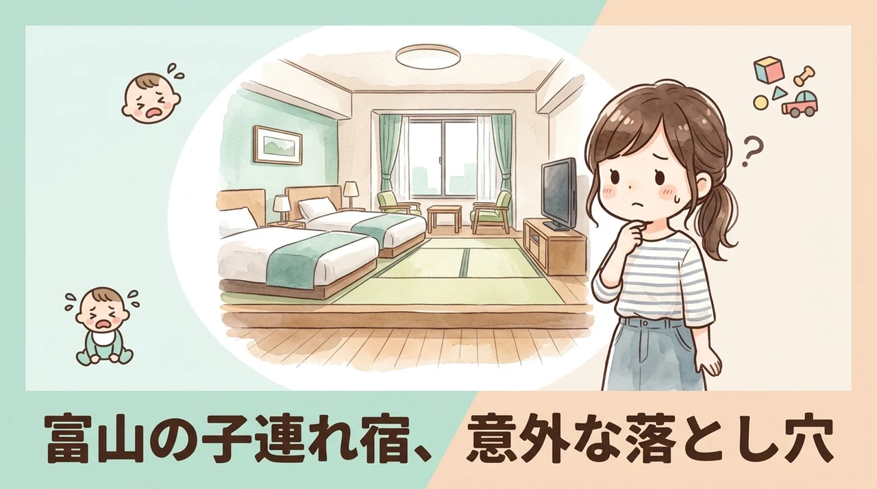 富山の子連れホテル利用時のデメリット