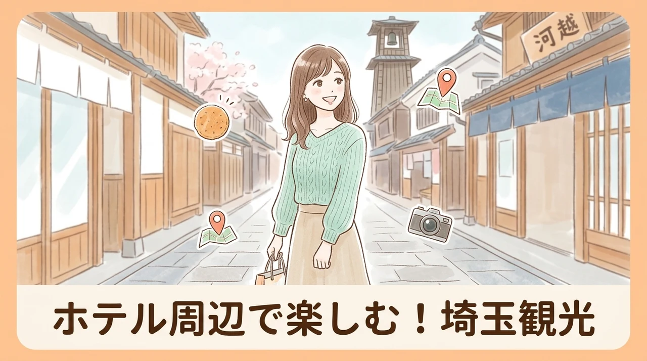 埼玉のホテル周辺でおすすめの観光スポット