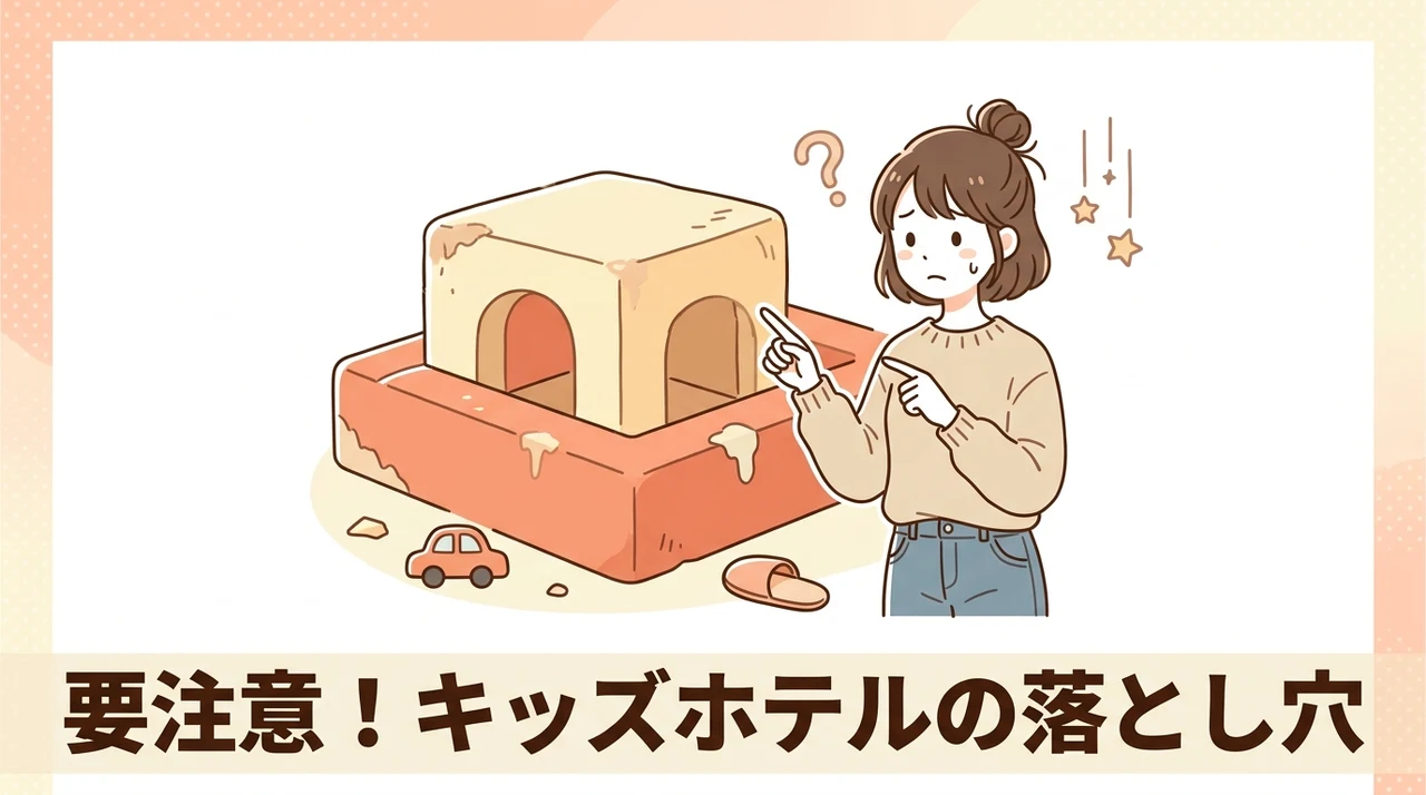 キッズスペースがあるホテルのデメリット