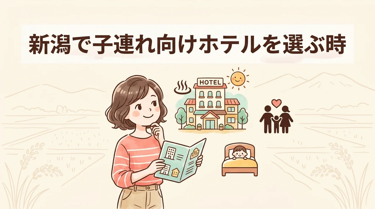 新潟で子連れ向けホテルを選ぶ時のポイント