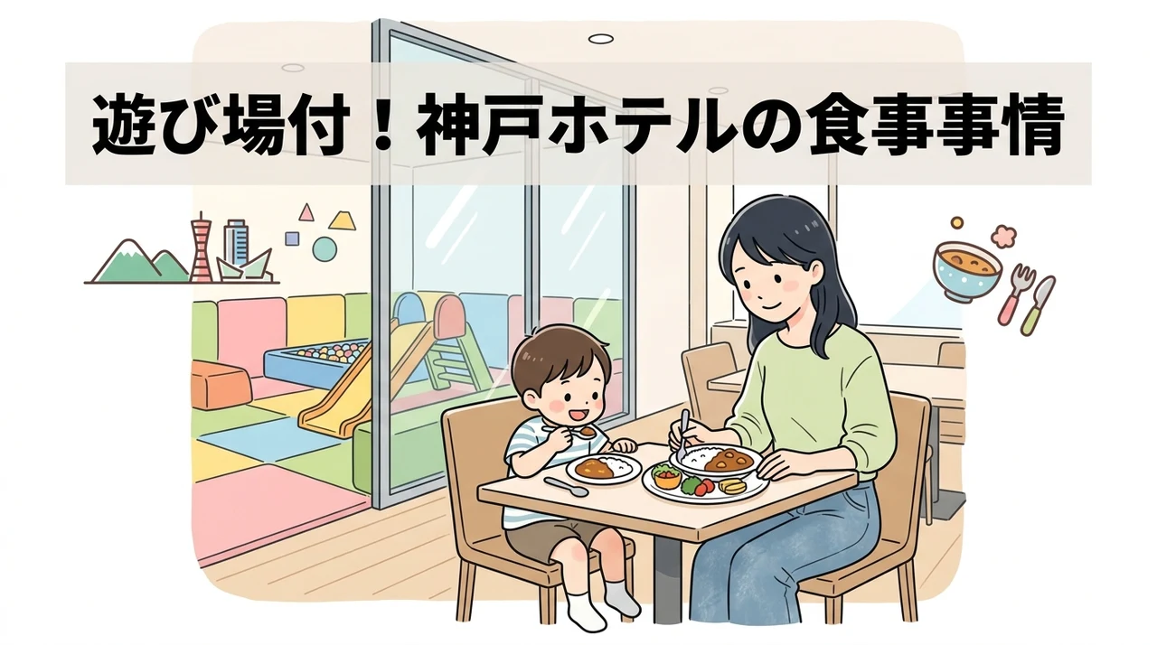 神戸のキッズスペース付きホテルでの食事対応