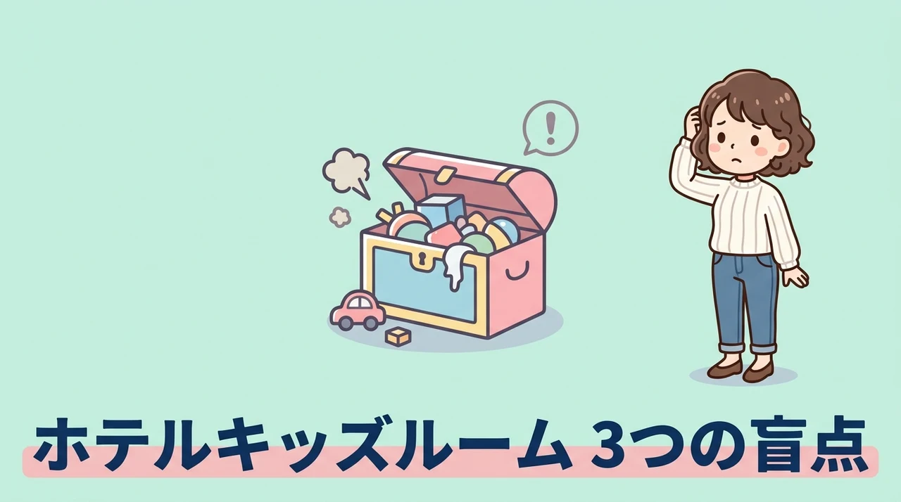 ホテルのキッズルームを利用するデメリット3つ
