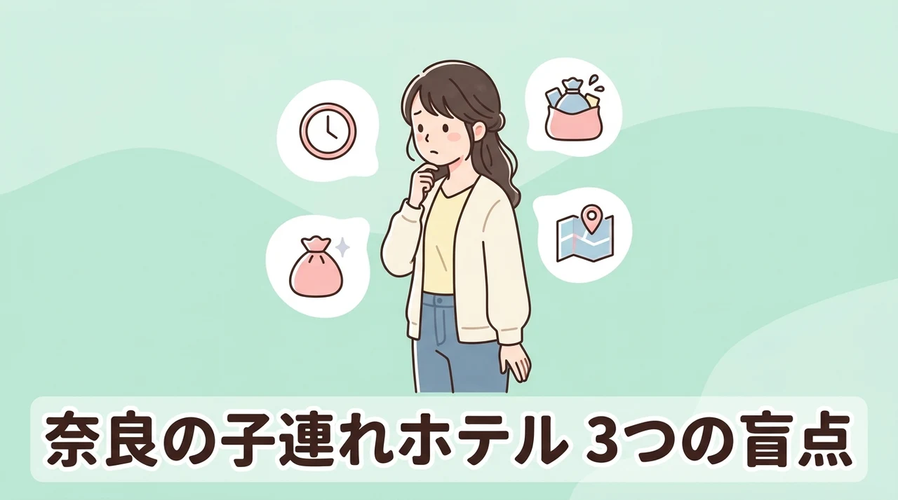 奈良の子連れ向けホテルを利用するデメリット3つ