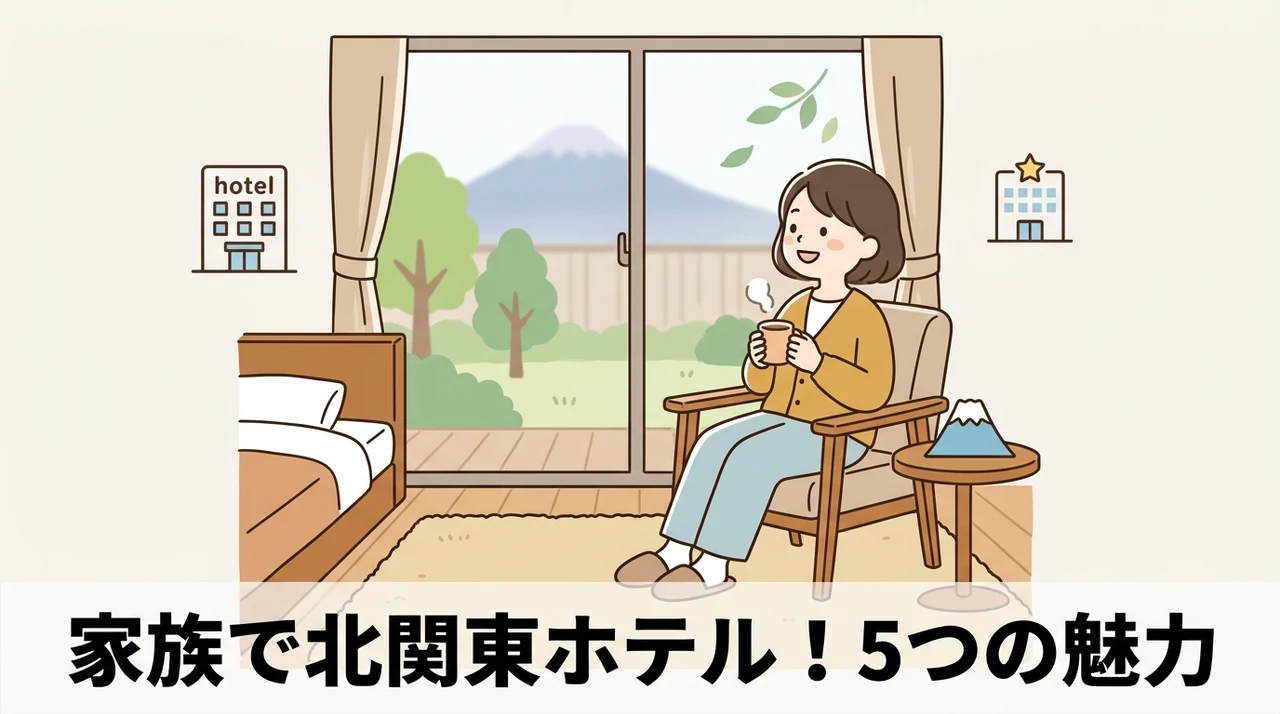 北関東のホテルで家族旅行するメリット5つ