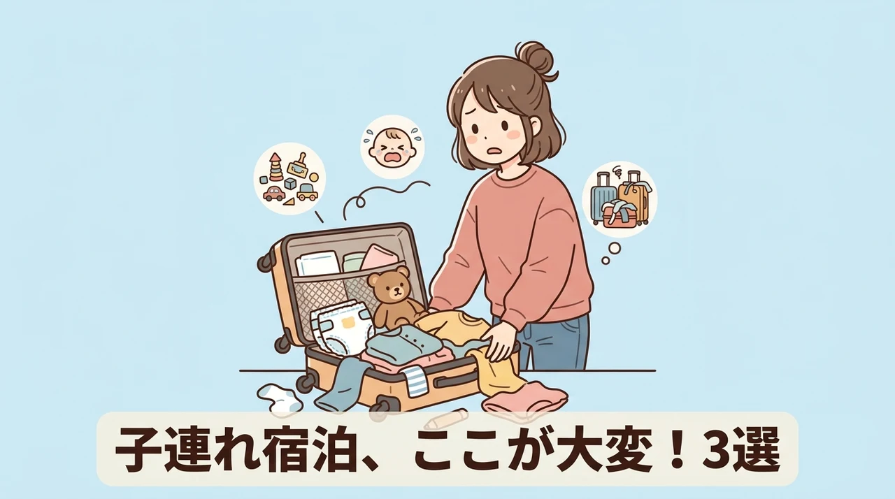 子連れで宿泊する際のデメリット3つ