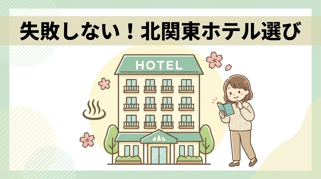 北関東のホテル選びで失敗しないポイント