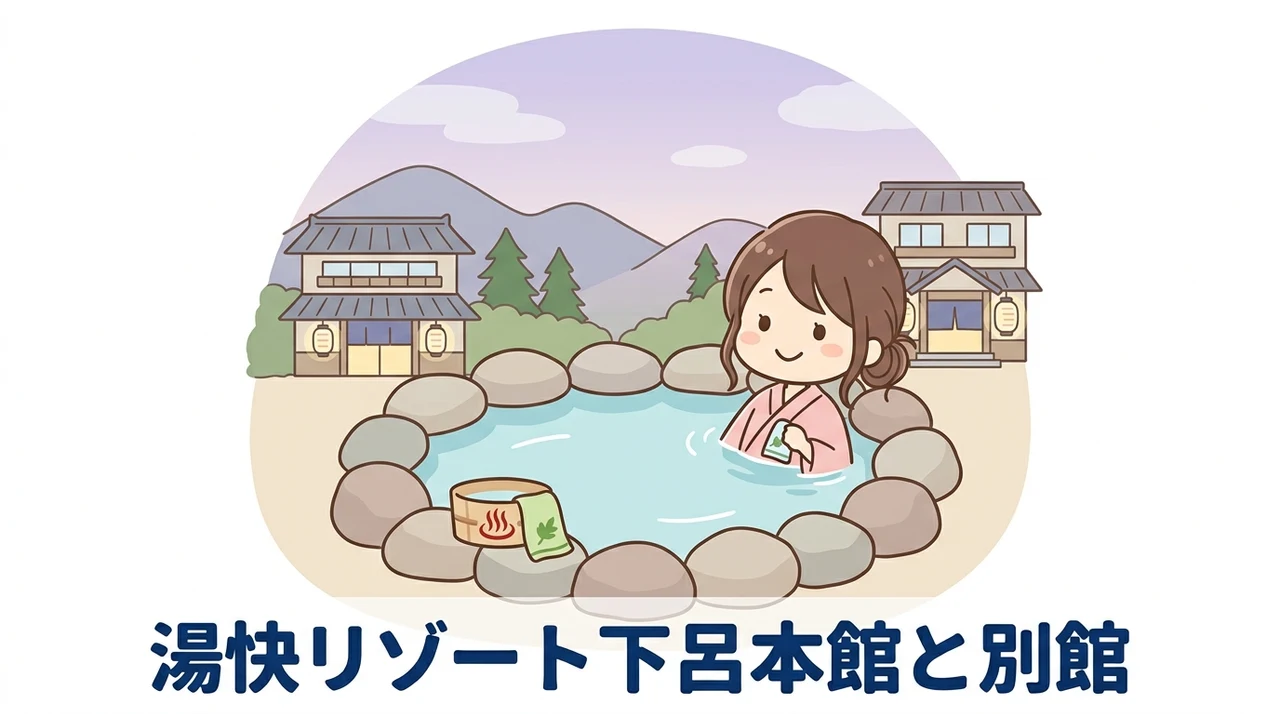 湯快リゾート下呂本館と別館はどっちが良い?基本情報
