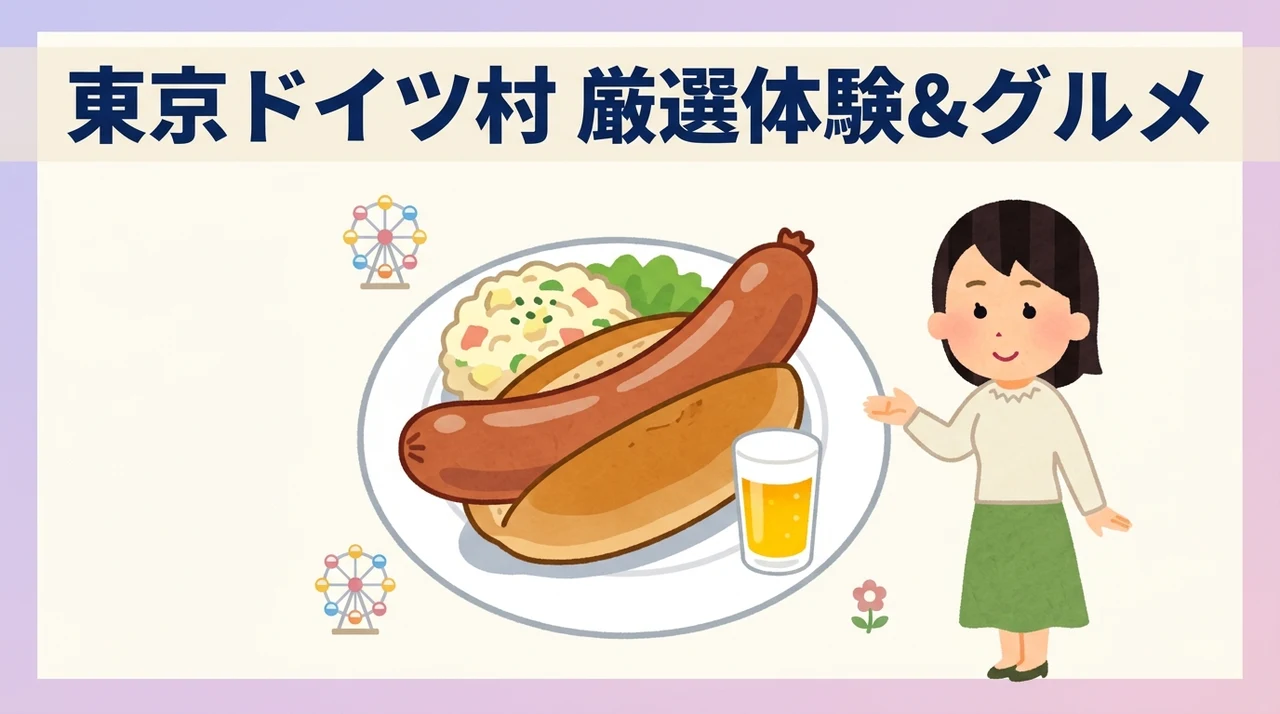 東京ドイツ村でおすすめの体験・グルメ