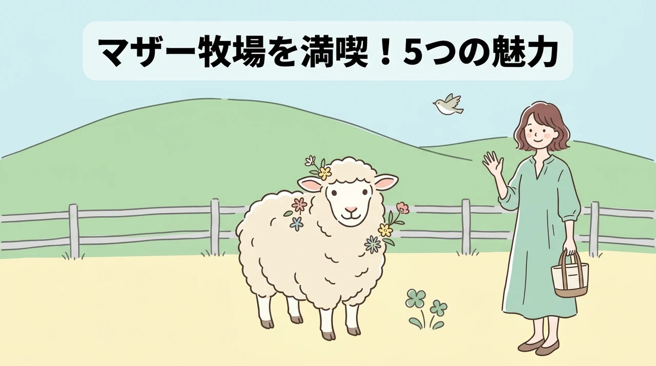 マザー牧場で動物や自然を満喫するメリット5つ