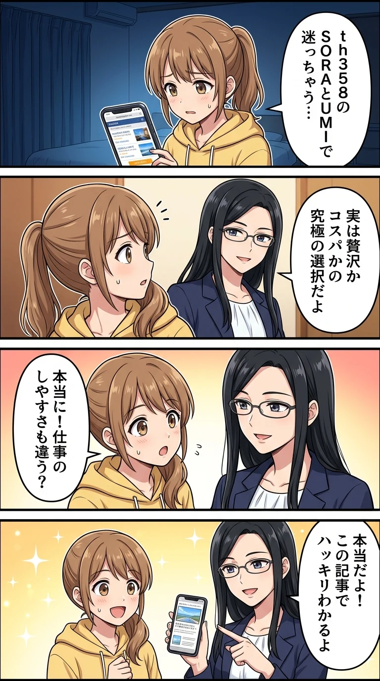 the358 sora umi 違い