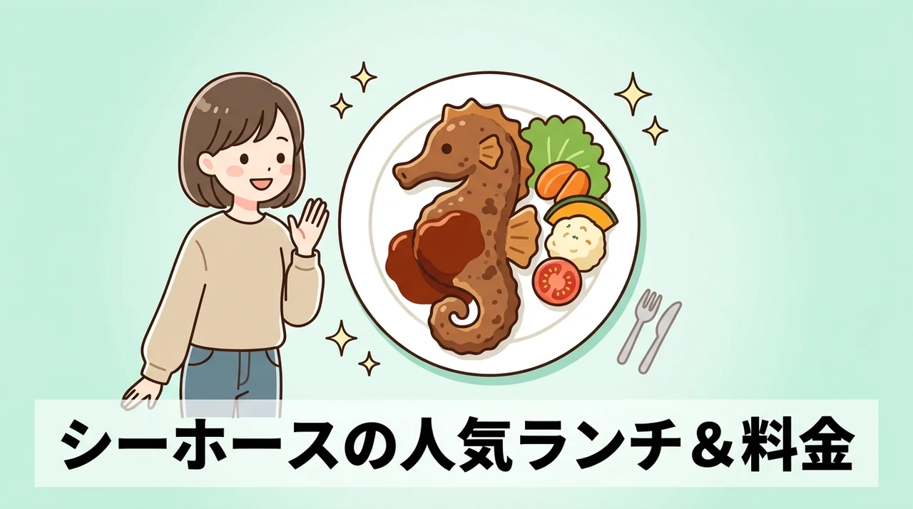 シーホースの人気ランチメニューと料金
