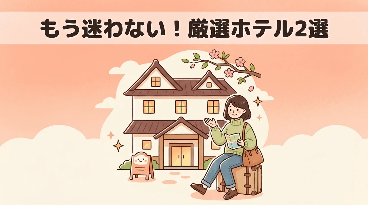 宿泊先に迷う人へおすすめのホテル2選