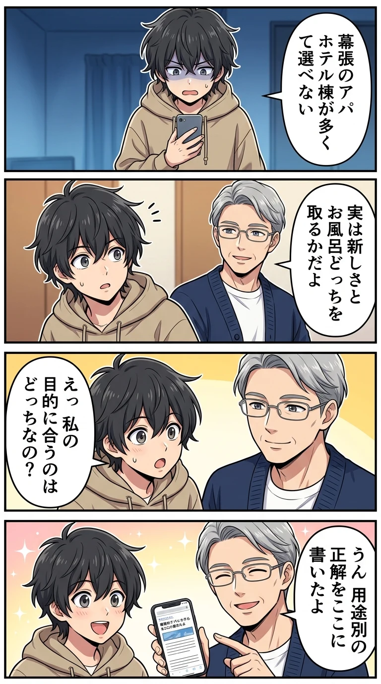 アパホテル幕張 イースト ウエスト 違い