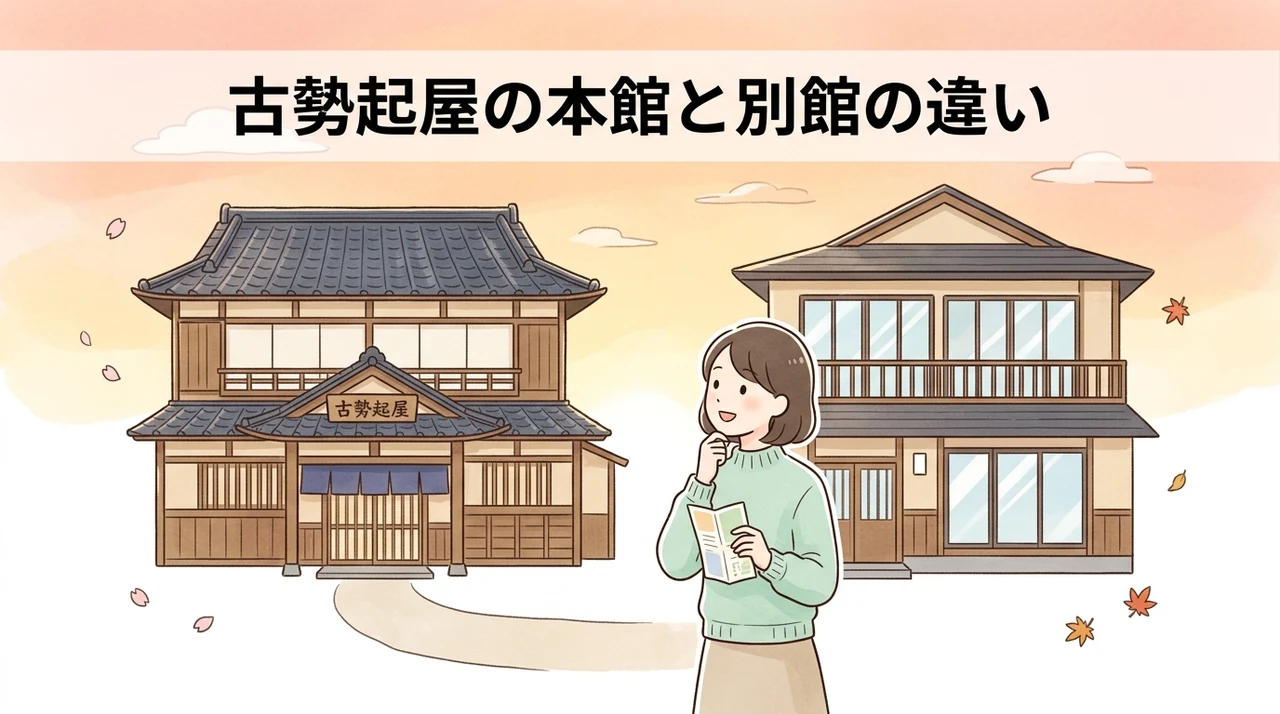 古勢起屋の本館と別館の違いを徹底比較