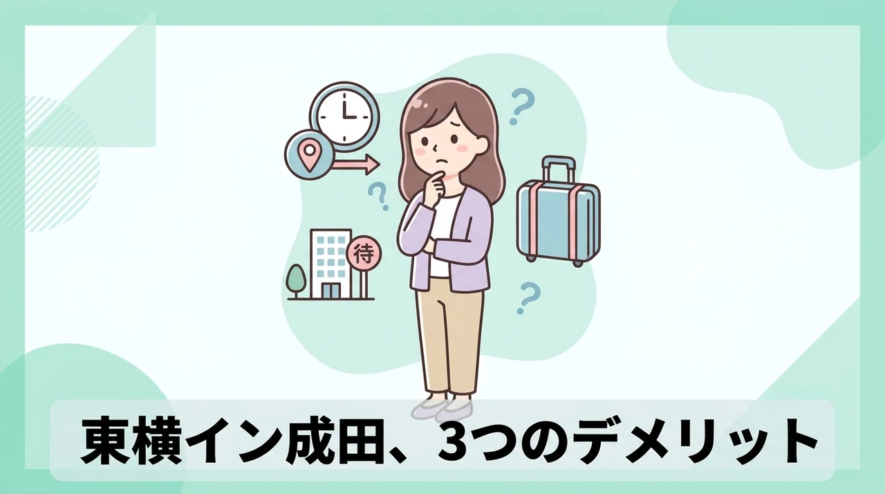 東横イン成田空港の予約前に知るデメリット3つ