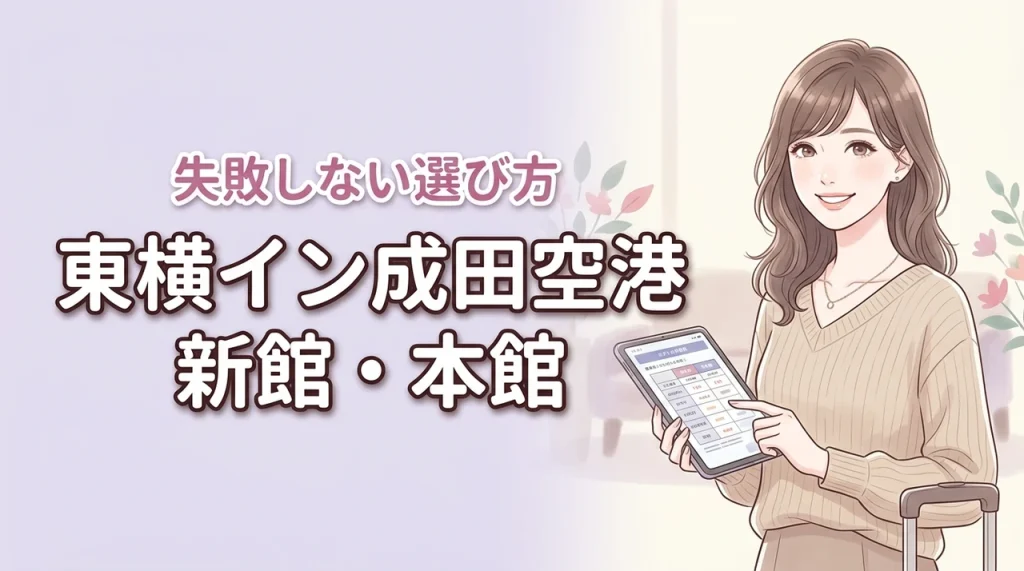 東横イン成田空港の新館と本館の違いは何？どっちに泊まるべきか迷う人への判断基準