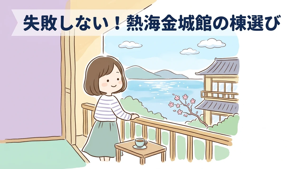 熱海金城館で後悔しないための棟選び3つのポイント