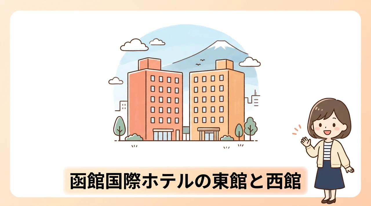 函館国際ホテルの東館と西館の違いと特徴