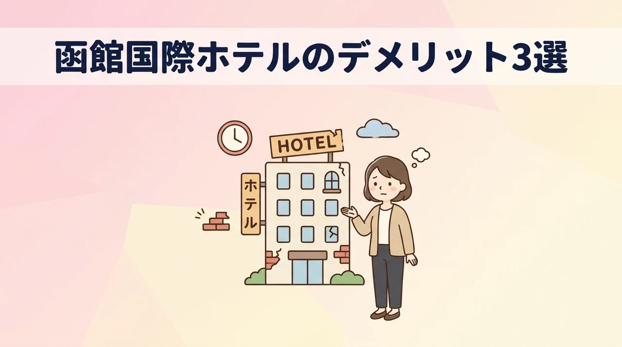 函館国際ホテルの気になるデメリット3つ