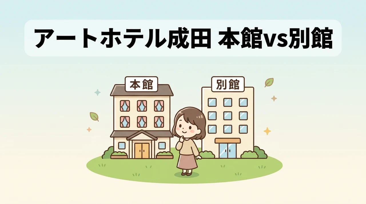 アートホテル成田の本館と別館の違いを徹底比較