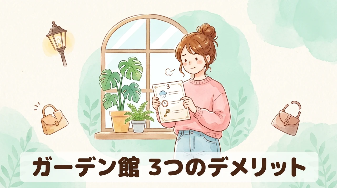 ガーデン館(旧本館)のデメリット3つ