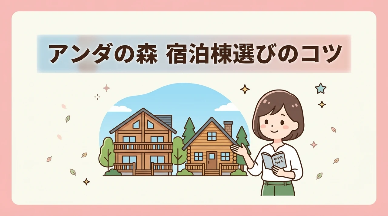 アンダの森の宿泊棟を選ぶポイント4つ