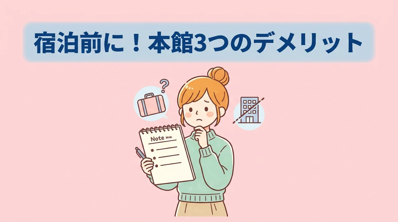 ザ・プリンス 箱根芦ノ湖 本館に泊まるデメリット3つ