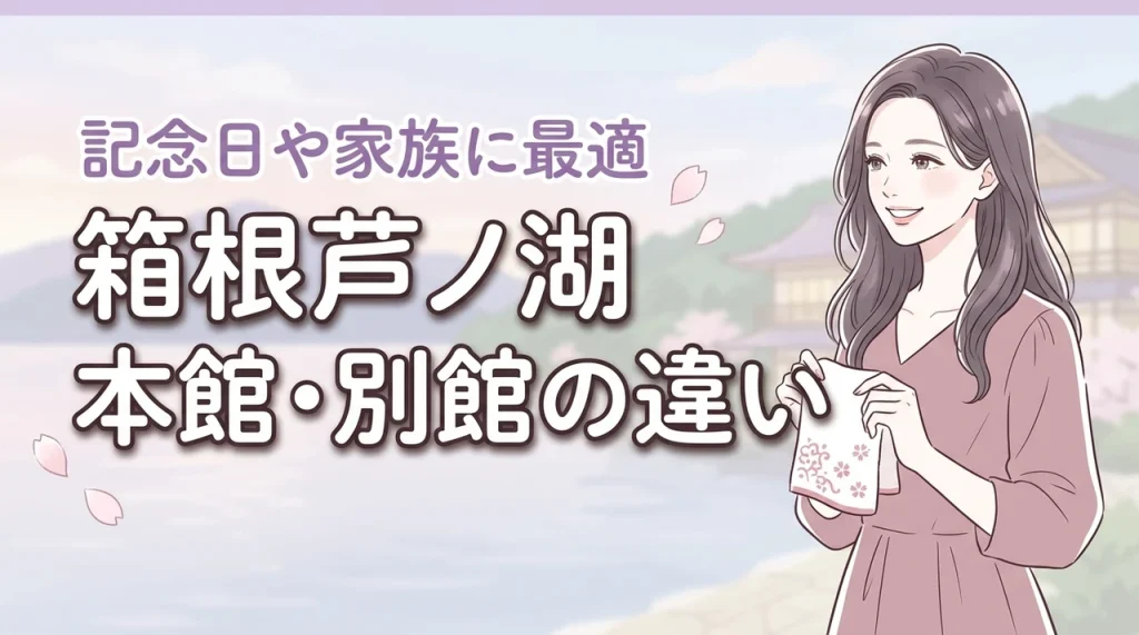 【目的別】ザ プリンス 箱根芦ノ湖の本館と別館の違い！記念日や家族に最適なのは？
