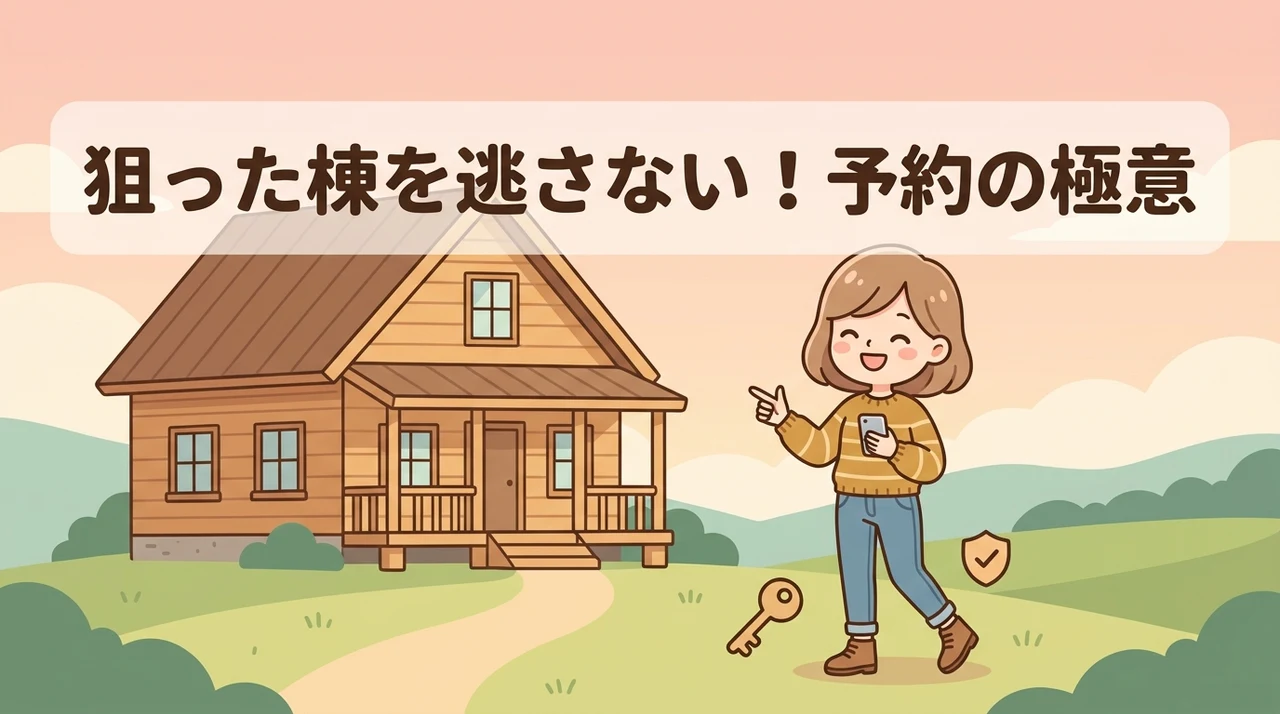 希望の棟を確実に予約するコツ