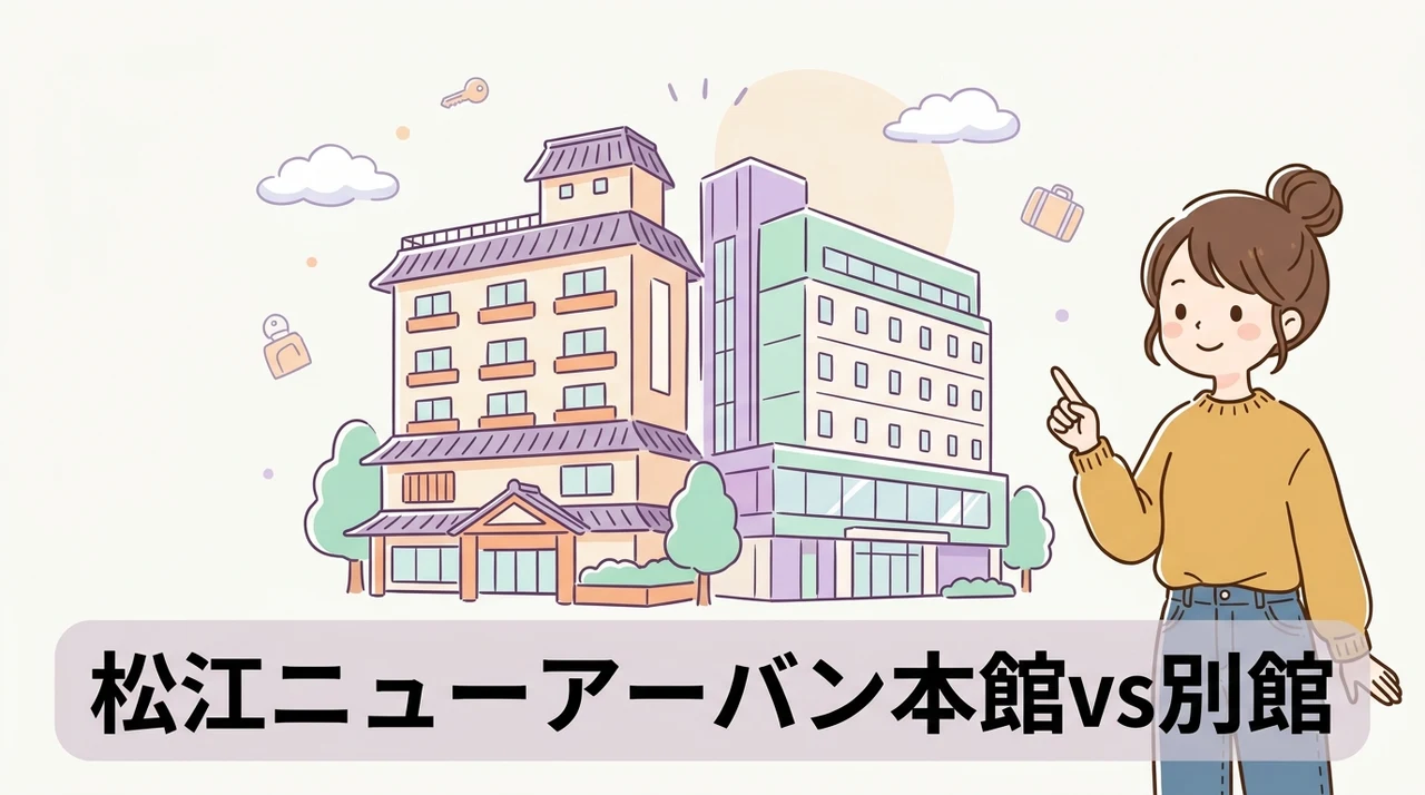 松江ニューアーバンホテルの本館と別館の違いを徹底比較