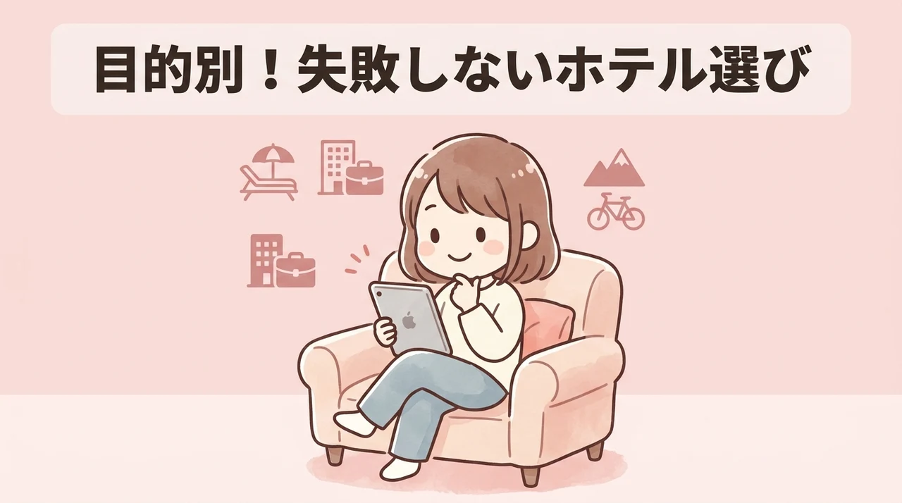旅の目的で選ぶ最適なホテルの基準