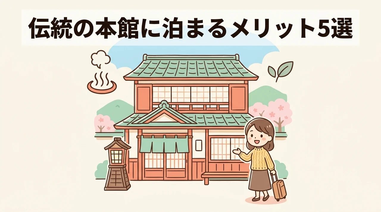 伝統ある本館に宿泊するメリット5つ