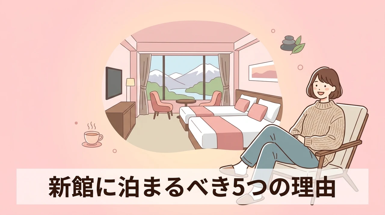 定山渓ビューホテルの新館に泊まるメリット5つ
