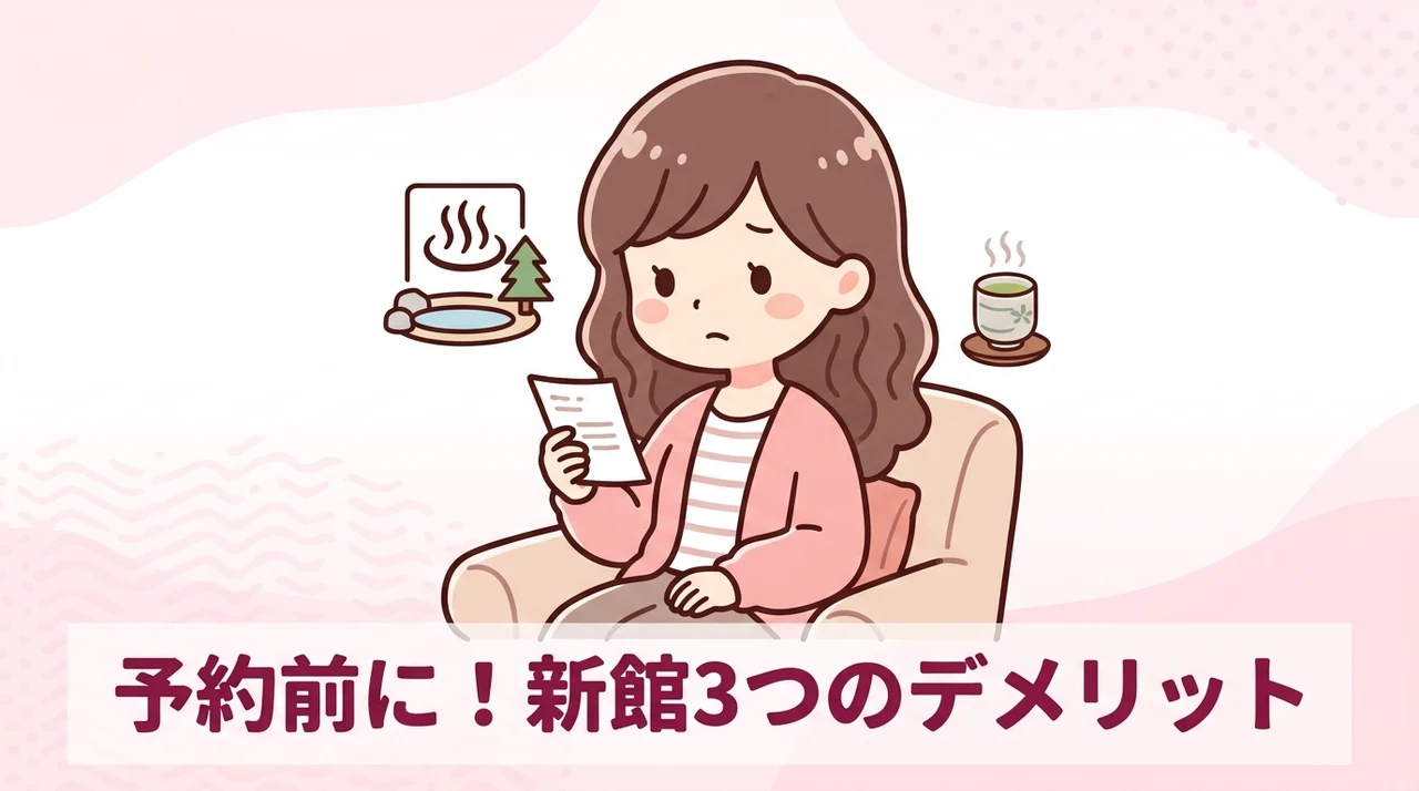 定山渓ビューホテルの新館を選ぶデメリット3つ