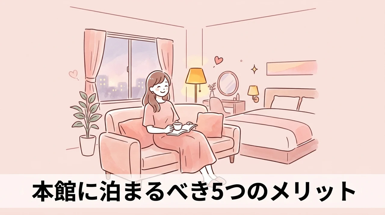 本館に宿泊する5つのメリット