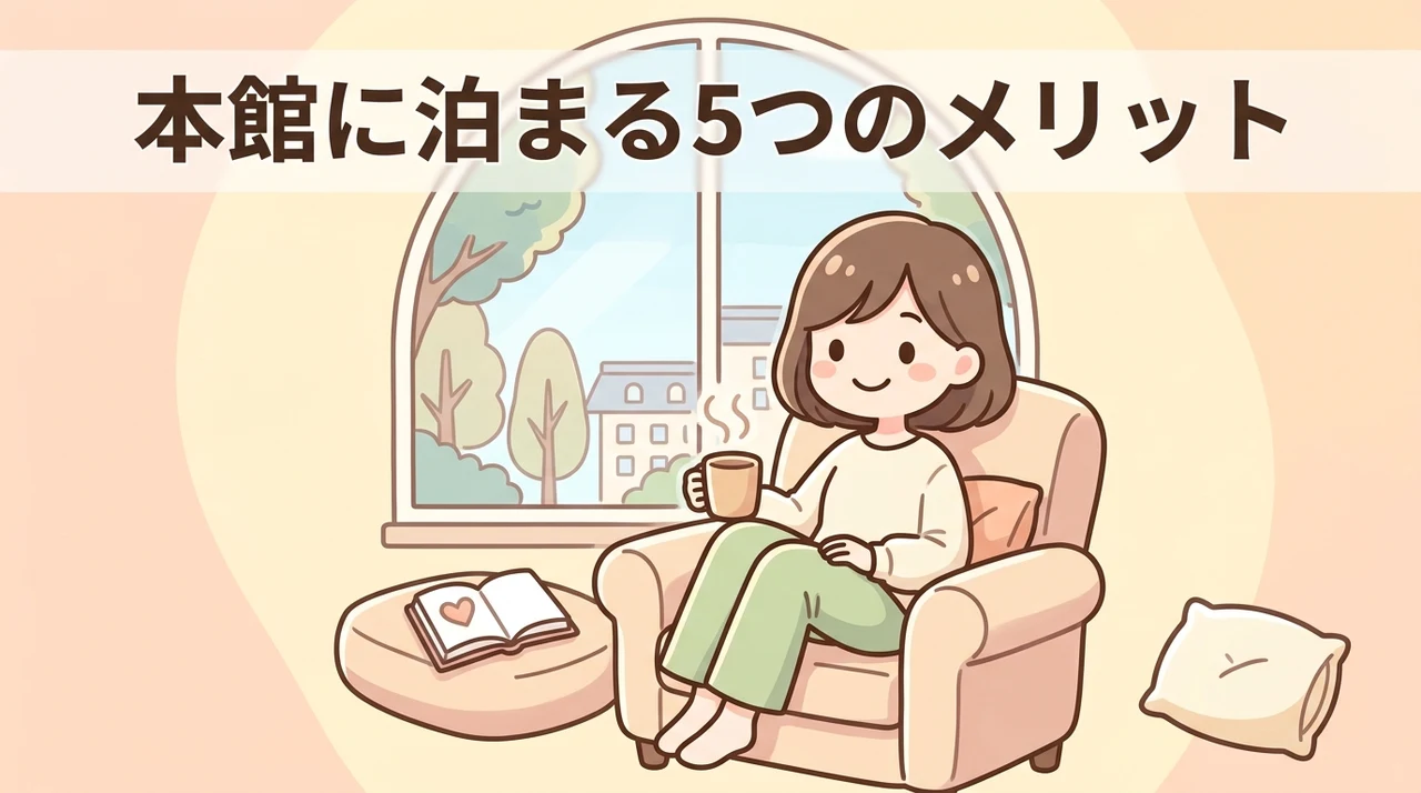 本館に宿泊するメリット5つ