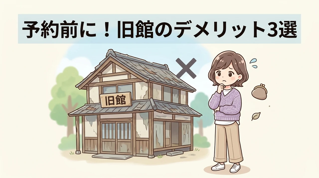旧館に宿泊するデメリット3つ