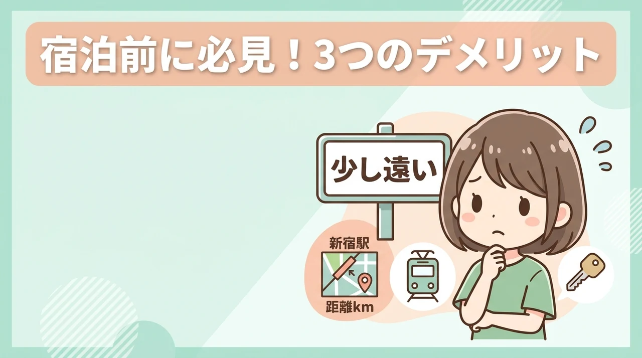 新宿ワシントンホテルに宿泊するデメリット3つ