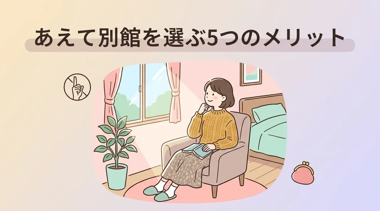 別館に宿泊するメリット5つ