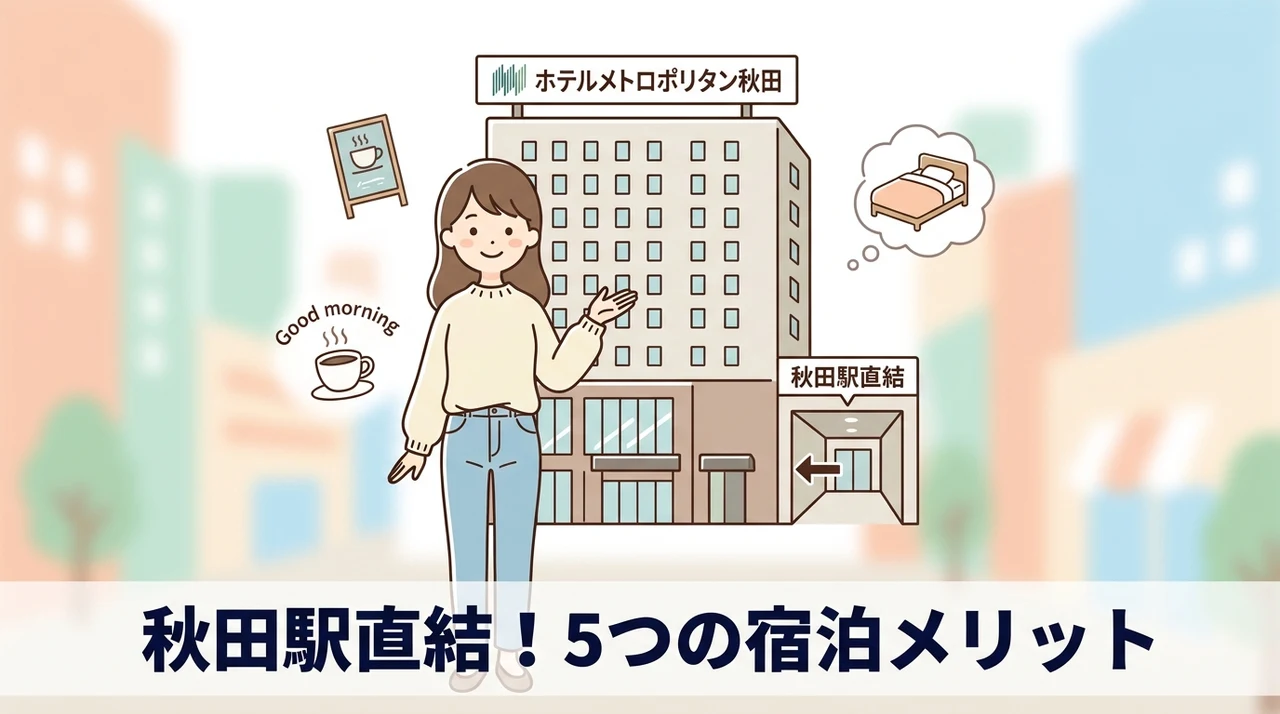 ホテルメトロポリタン秋田に宿泊するメリット5つ