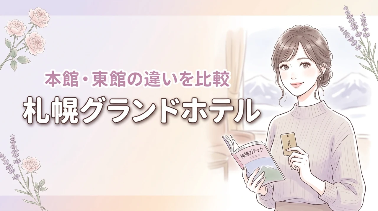 【結論】札幌グランドホテルの本館と東館の違いとは?後悔しないための予約ガイド