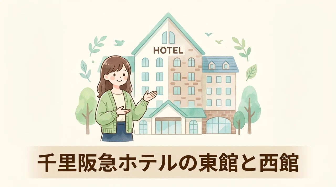 千里阪急ホテルの東館と西館の違いを解説