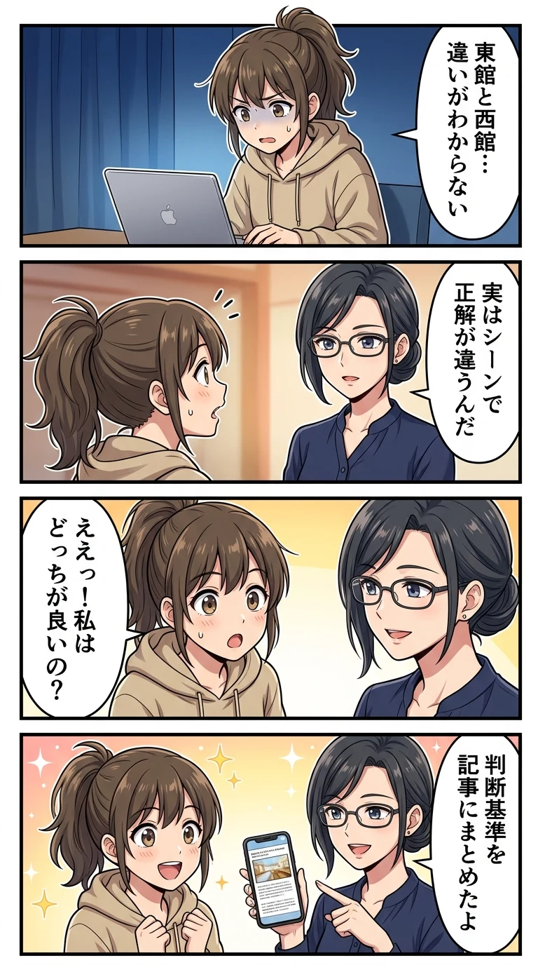 千里阪急ホテル 東館 西館 違い