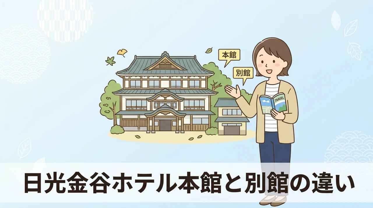日光金谷ホテル本館と別館の違いを解説